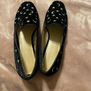 Ann Taylor Women’s Velvet Embroidered Loafers